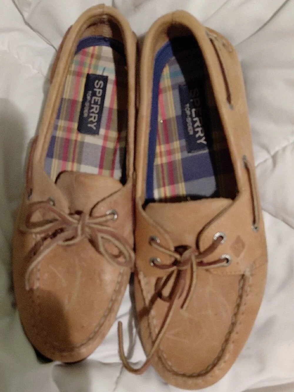 Sperry Topsider Men's Suede Boat Shoes - Light Brown